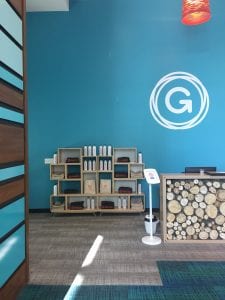 Gusto's reception area