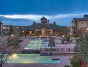 grand-river-canyon-pool-area-and-clubhouse-at-dusk