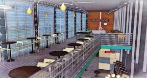 Punch Bowl Social will include its signature Holiday Lodge. 
